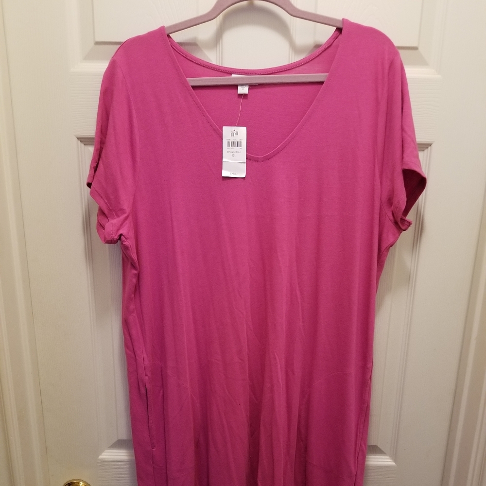 Jjill Pink Tshirt Dress